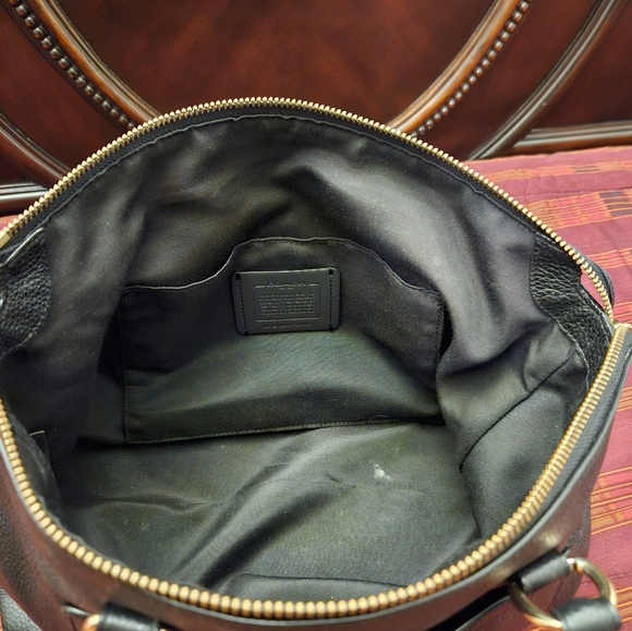 Coach Emma Pebbled Leather Satchel - Picture 12 of 15